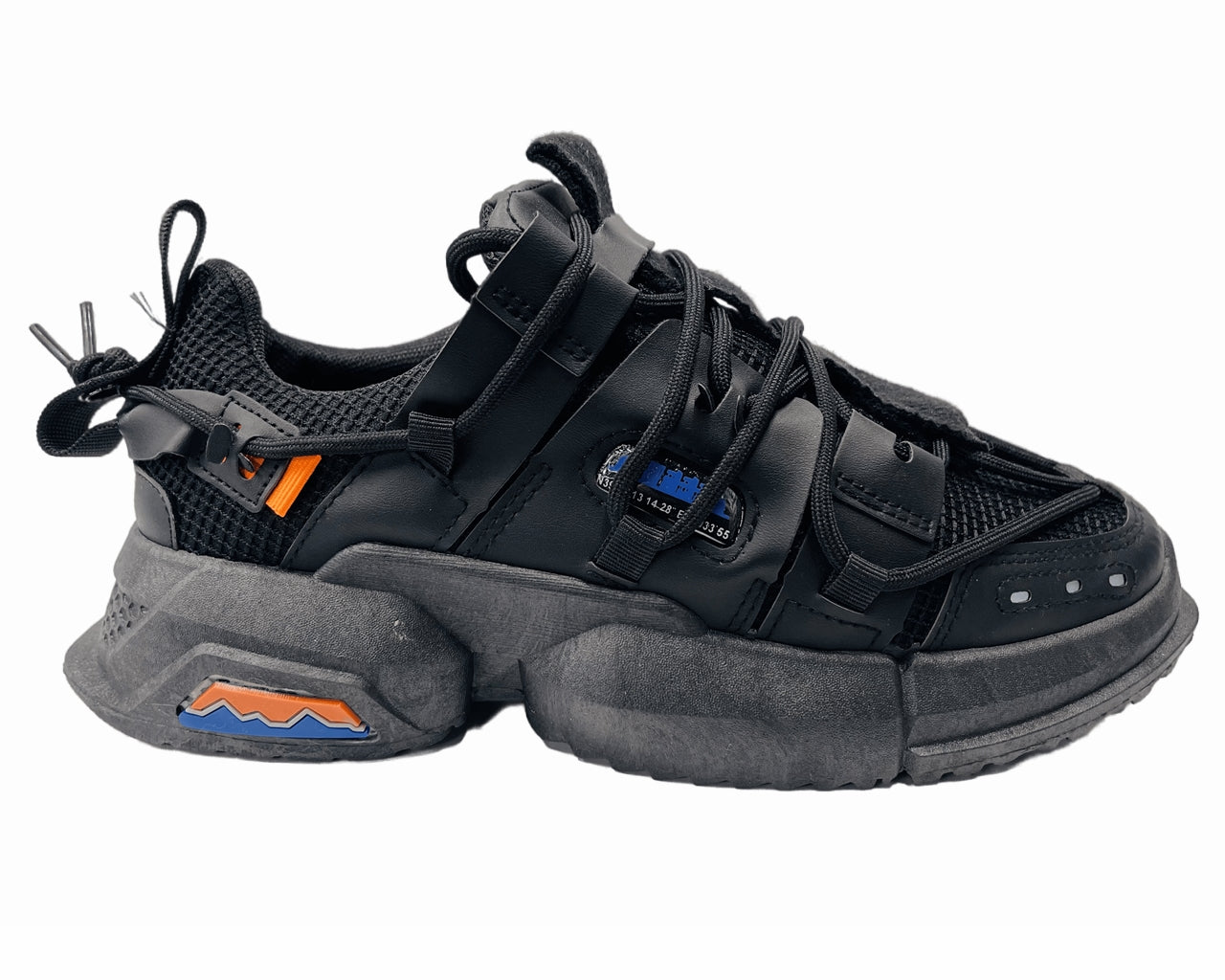 Noir B2052 Mesh Trainer streetwear sneaker
